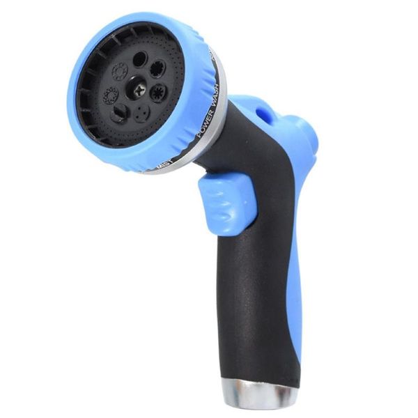 

garden hoses hose nozzle watering spray high pressure water sprinkler with 8 patterns nozzles #4a09