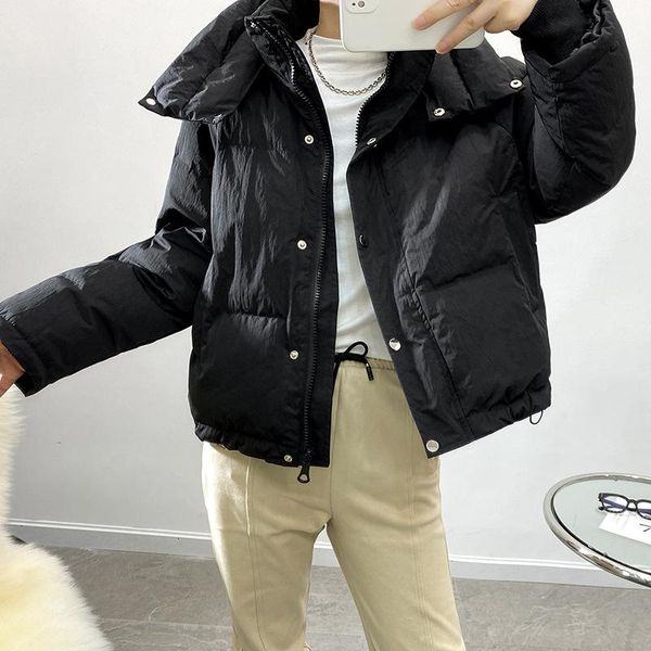 

of bread suit autumn and winter 2020 warmth reducing college style thickened cotton coat zipper coat female 08083, Black
