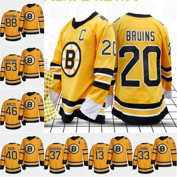 

88 david pastrnak youth boston bruins 2021 reverse retro jerseys 40 tuukka rask 33 zdeno chara 37 patrice bergeron 77 ray bourque jersey, Black