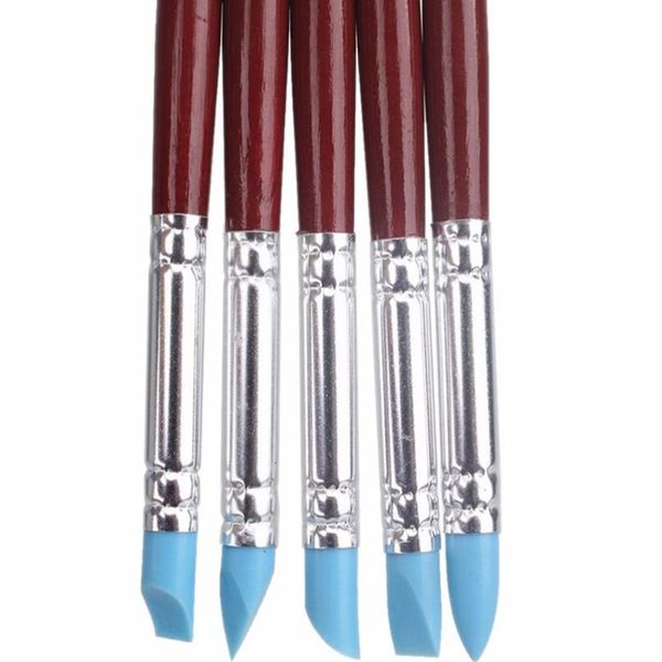 

5pcs diy crafts accessories modelling pottery tools sculpting polymer sile rubber pottery clay pen woo jllyug