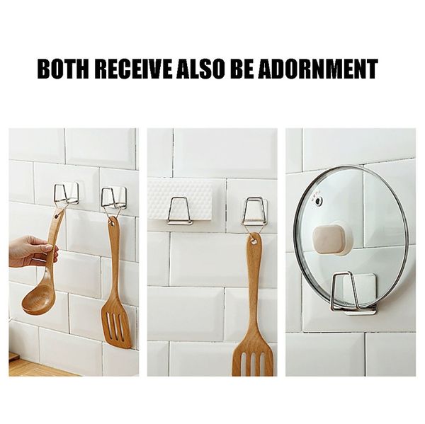 

kitchen stainless steel sponges holder self adhesive sink sponges drain drying rack kitchen accessories storage organizer d2 wmtmwh