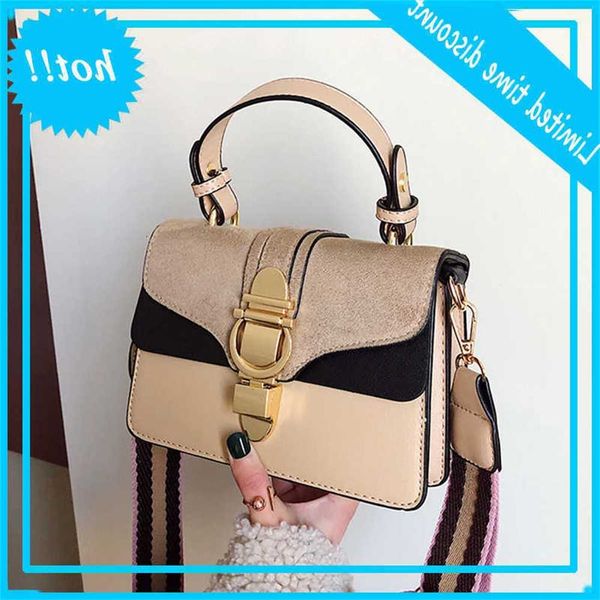 

fashion small square cups for women 2021 new contrast pu leather crossbody handbags package women's pack messenger bag