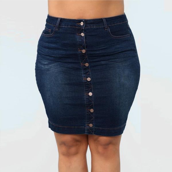 

2020 summer women hight waisted plus size long pants pocket denim jeans stretch length jeans pocket skirt d161, Black
