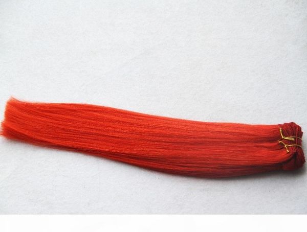 

peruvian red color hair weaving 100% human hair bundles 1 pc double weft straight hair extension 10-30 inchs, Black