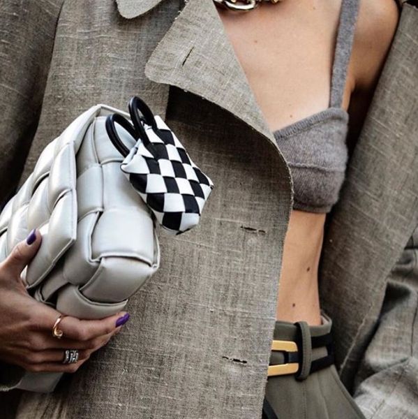 

real new arrival weaving famous bag cassette leather 2019 women shoulder bag handbag crossbody purse nwarq