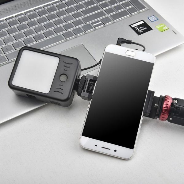 

flash heads microphone led video light 2000mah built-in battery type-c charging 6500k with stand pography studio for tiktok vlogging kit1