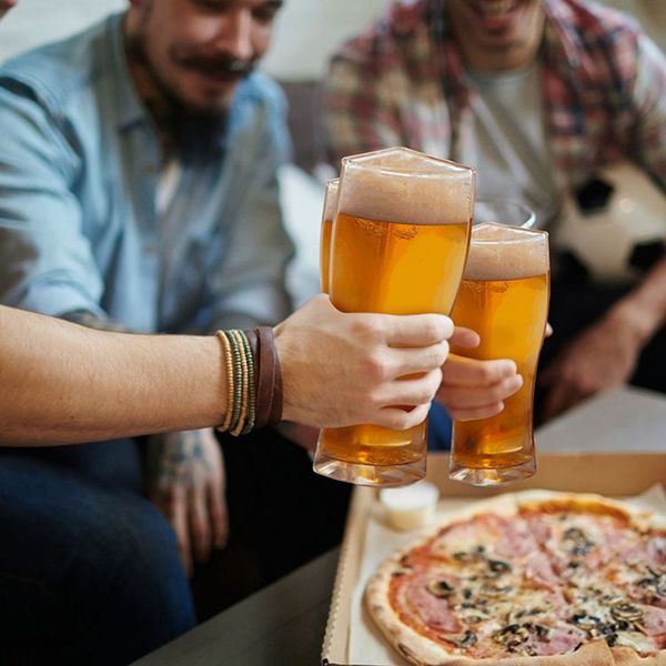 

4 in 1 beer cups creative funny beer glasses acrylic plastic beer mug party bar super convivial wine glasses vtky2200