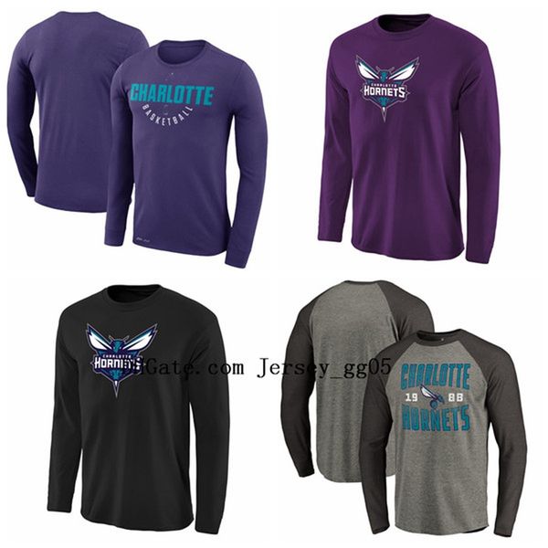 

2020 шарлотта шершельники мужские тренировочные толстовки аутентичные showtime therma flex performance full-zip нба баскетбольный свитер с к, Black