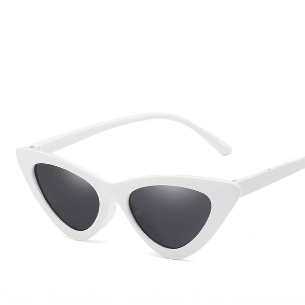 

gyhrglasses fashion cat's eye sun trendy small women's half frame sunglasses