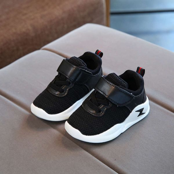 

sports middle and small girls' children's running boys' sho, Black