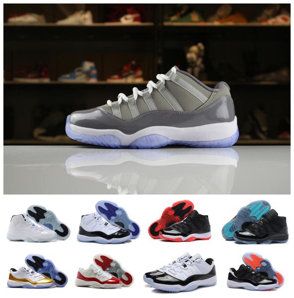 

designer 11 11s concord gamma blue gym red space jam white cement infrared high low 11 men women basketball shoes sale online