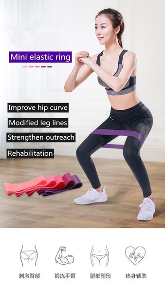 

5pcs gym fitness resistance bands yoga stretch pull up assist rubber bands crossfit exercise training workout equipment1