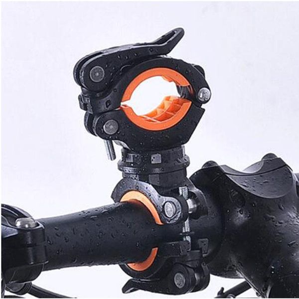 

bike lights bicycle 360 degree rotation cycling torch mount led head front light holder