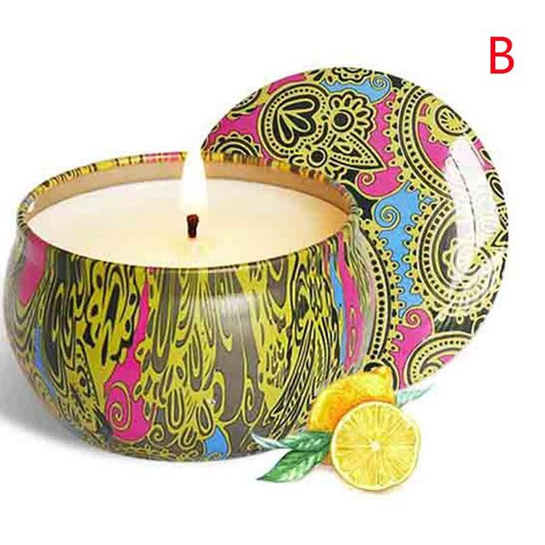 

smokeless tinplate scented candles gift set natural soy wax aromatherapy candles kit home decor home decoration wmtdig
