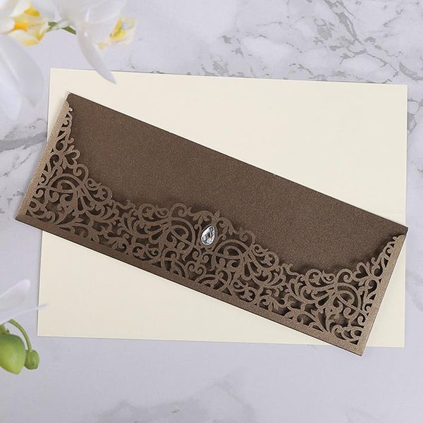 

1 шт. лазерный вырезать свадьба пригласительный билет роза флора визитная карточка рождения поздравительные открытки индивидуальные украшени