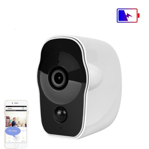 

wireless battery powered ip camera 1080p outdoor wifi camera indoor security cctv rechargeable /ir /record /audio/ alarm