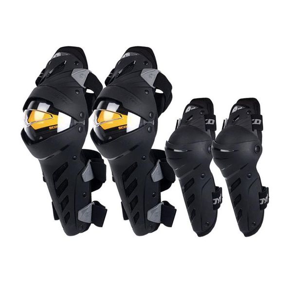 

motorcycle armor knee & elbow guards for men 4 pcs off-road pc shell protection ce certificated locomotive -proof protective gear
