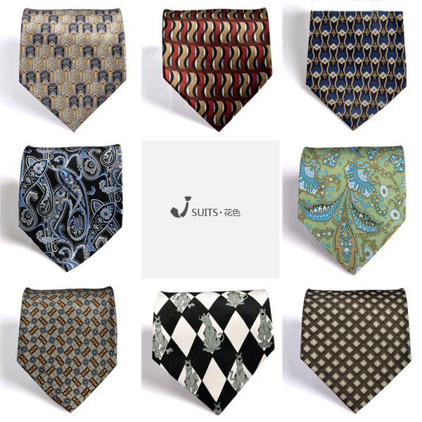 

italian mulberry printing 10 cm cashew flower silk tie animal, Blue;purple