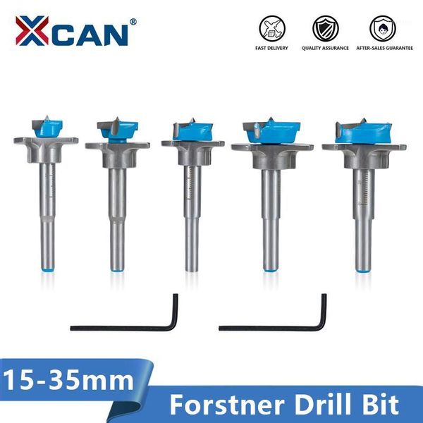 

xcan forstner drill bit 15-35mm carbide tipped drill bit set adjustable core boring woodworking hole cutter1