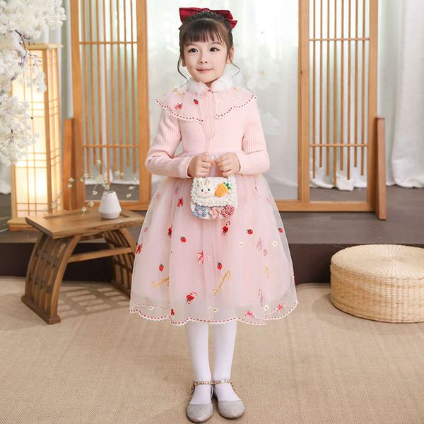 

and girls' plush autumn drs in winter 2020aspi, Red;yellow
