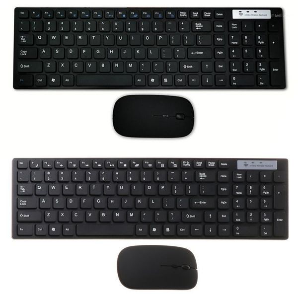 

keyboard mouse combos 2.4g wireless and set for lappc computer silent ultra-thin b2qf1