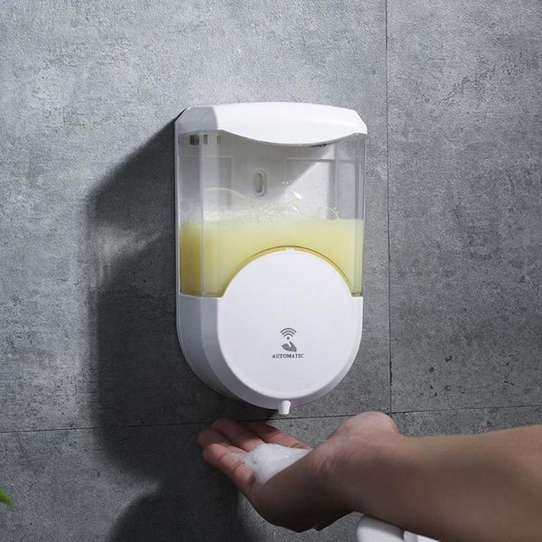 

liquid soap dispenser automatic 1pc 600ml shower kitchen bathroom bottle m19#35