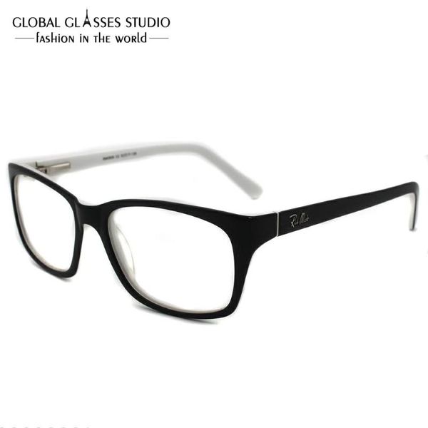 

fashion sunglasses frames italy design glasses for men women black acetate eyeglasses eyewear rm0659-c2