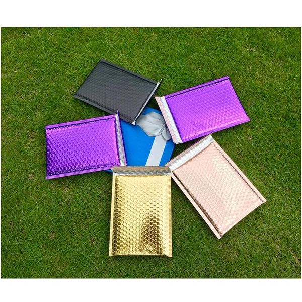 

7x9 inches pack of 25 rose gold colorful black red bubble mailers self seal waterproof cd padded envelopes gifts bag bbyltl