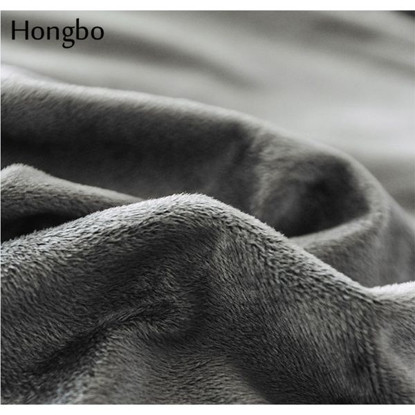 

hongbo crystal flannel черная белая решетка постельное белье набор зимний теплый пододеяльник набор кровать листовая королева король размер