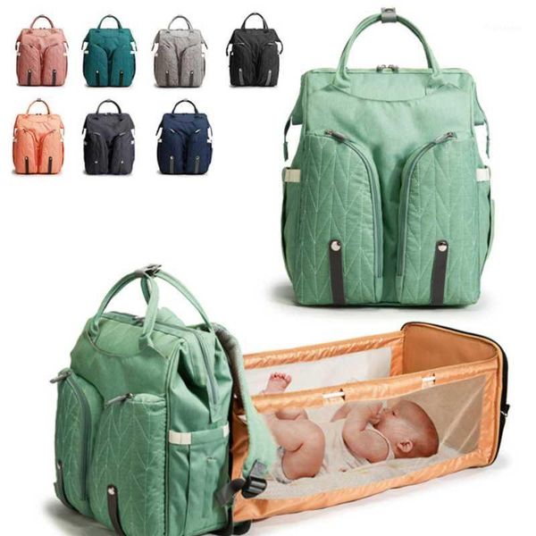 

multifunction diaper bag moms and dads backpack baby bed bags with mattress maternity nursing waterproof handbag stroller bag1
