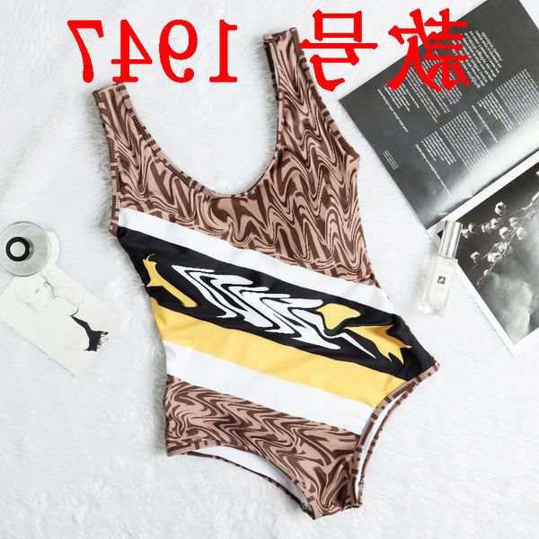 

20 new one piece digital definitive print slim fit swimsuit letters