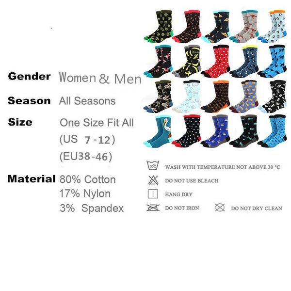 

men socks cotton funny alien socks for man women novelty casual dressing color crew socks for happy wedding accessories gift wmtbuc xhlove, Black
