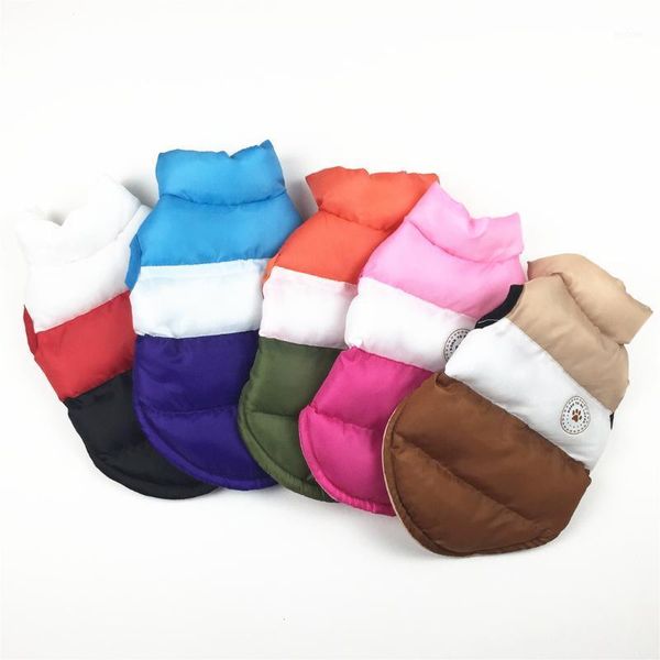 

2020 new winter warm pet dog vest jacket coat puppy dog clothing1
