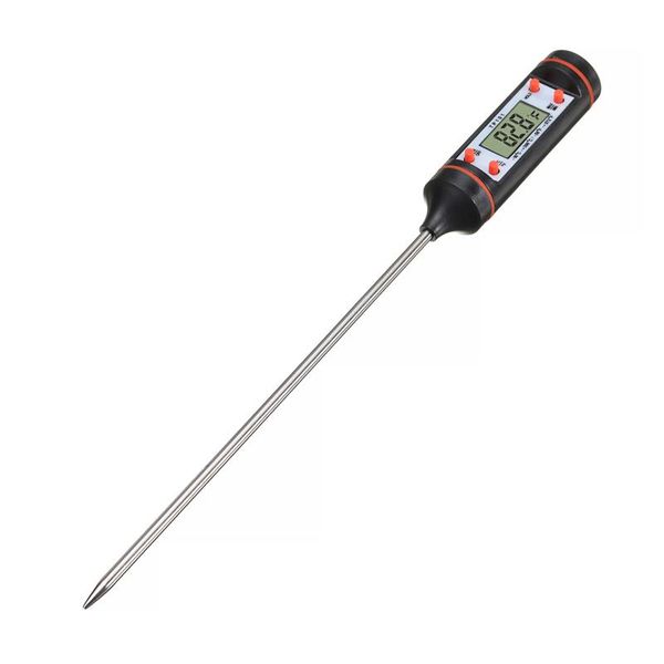 

new cooking thermometer probe digital stainless steel instant read for kitchen bbq grill food meat cooking baking tools bbykjy