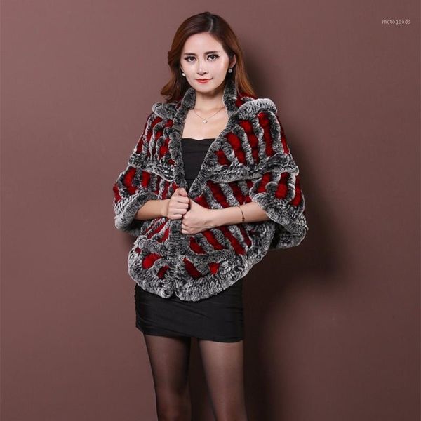 

scarves zy87015 2021 design spring boutique women's rex hair fur shawl hierarchy hem fur1, Blue;gray