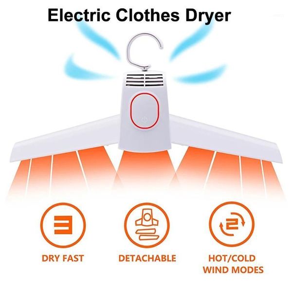 

portable electric travel drying rack foldable clothes shoes dryer home multifunctional coat hanger clothing heater1