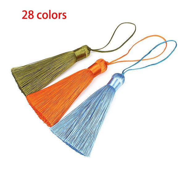 

wholesale 12pcs lot 8cm short fat tassel silk fringe sewing bang tassel trim decorative key tassels for curtain home decoration h bbyuug