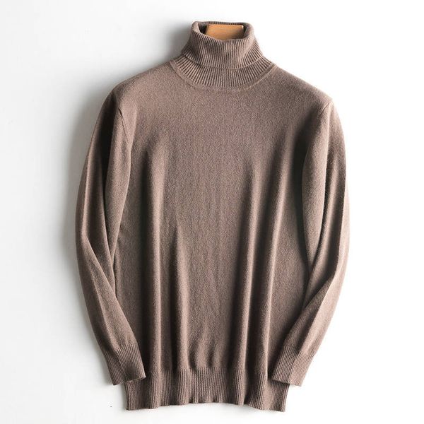 

2021 sales winter blouses men 100% cashmere and knitting new arrival 12 colors warm lungs wool pattern s dty0, Black