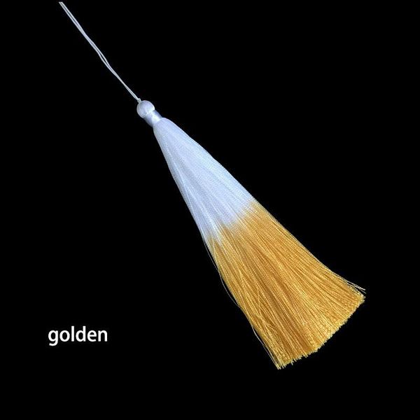 

2pcs lot 14cm long gradient tassels silk fringe sewing bangs tassel trim decorative key tassels for curtains home decoration h jllrnb