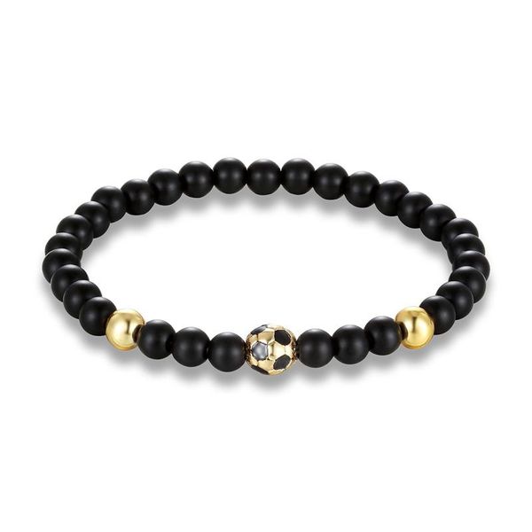 

mkendn poshfeel soccer/football charm bracelet men nature stone beads bracelet pulseira masculina summer style sport jewelry sqcnpw