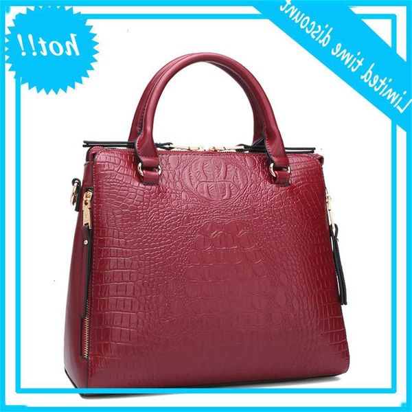 

new trend fashion huada handbag crocodile pattern women's bag second kill