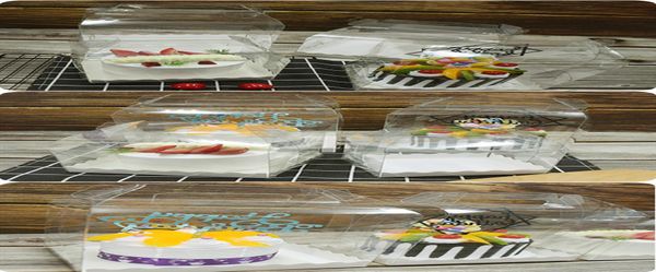 

stobag 10pcs handle transparent heighten boxes for cake decoration gift food package wedding birthday supplies baby show wmtglj petsyard