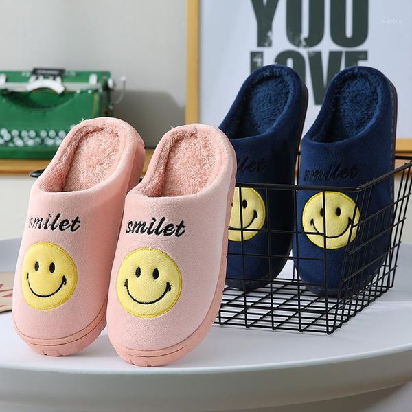 

2020 new home cotton slippers women's winter home silent platform indoor floor soft bottom plush slipper autumn1, Black