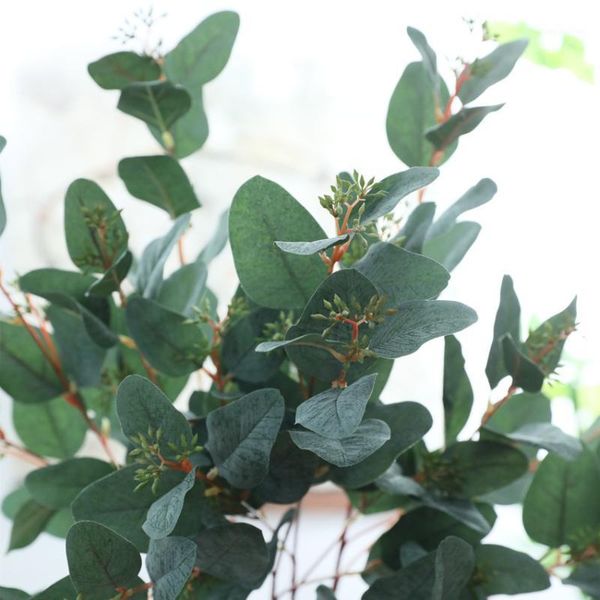 

decorative flowers & wreaths artificial berries green eucalyptus branches fake fruits for home table wedding garden decoration1