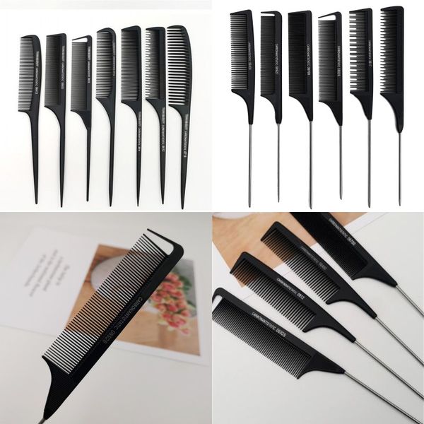 

plastic hair comb professional anti static rat tail combs hairdressing hairs styling tools black shape 1yt e2