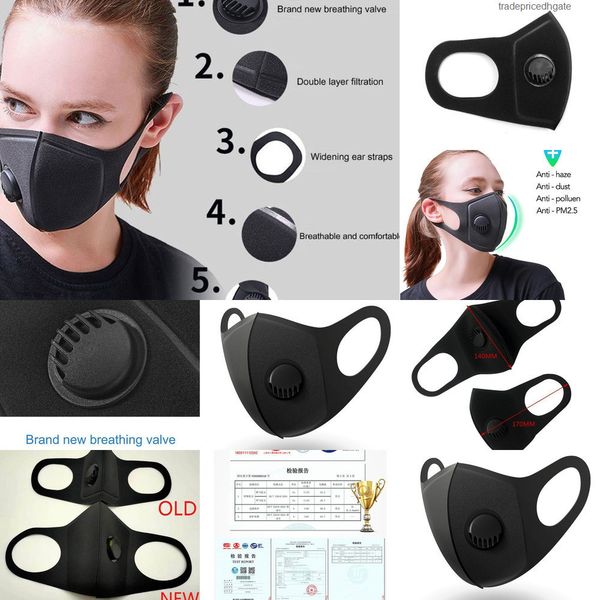 

pollution sponge coslony half dustproof stock pm2.5 face mouth mask with breath wid l0jv ju0x