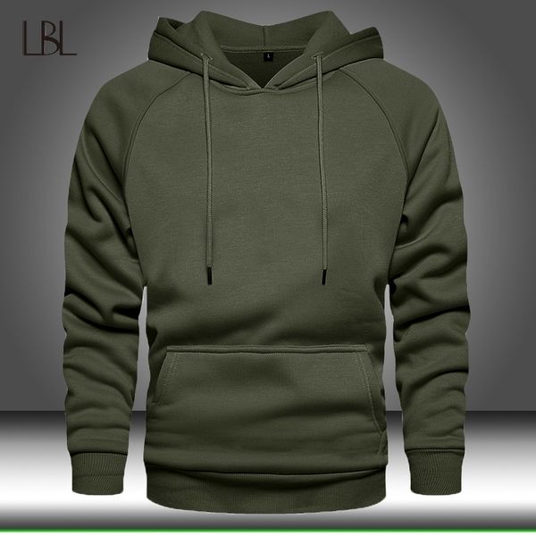 

hoodies sweatshirts men solid color hoodie hip hop streetwear outwear autumn winter long sleeve male pullover tracksuit kg-941, Black