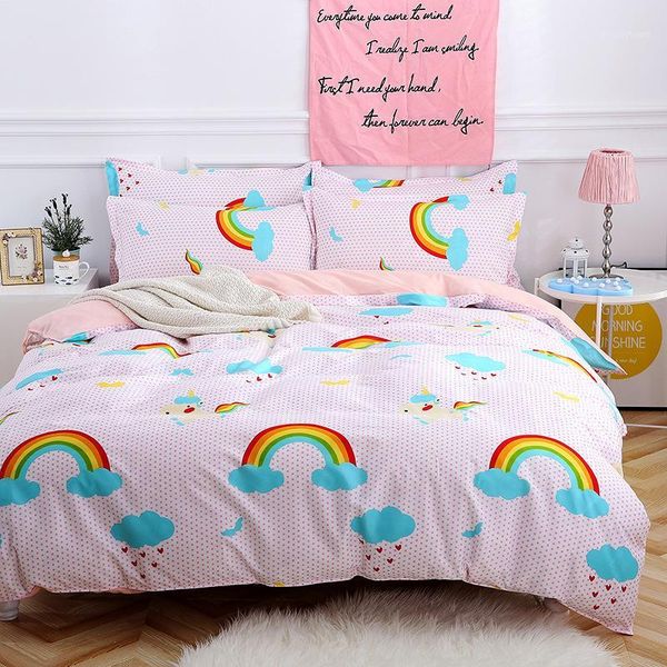 

bedding set twin full  king size single bed duvet cover sets print bed linen quilt covers xf762-41