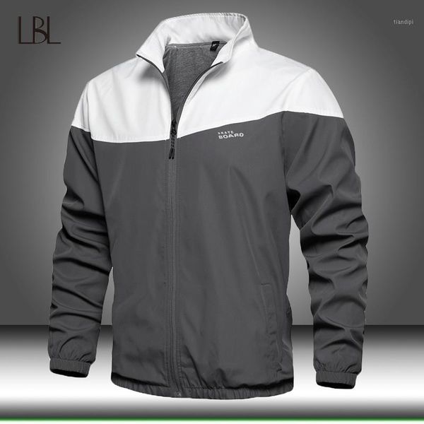 

autumn patchwork streetwear jackets men baseball bomber jacket outerwear men's hip hop windbreaker male tactical slim fit coats1, Black;brown