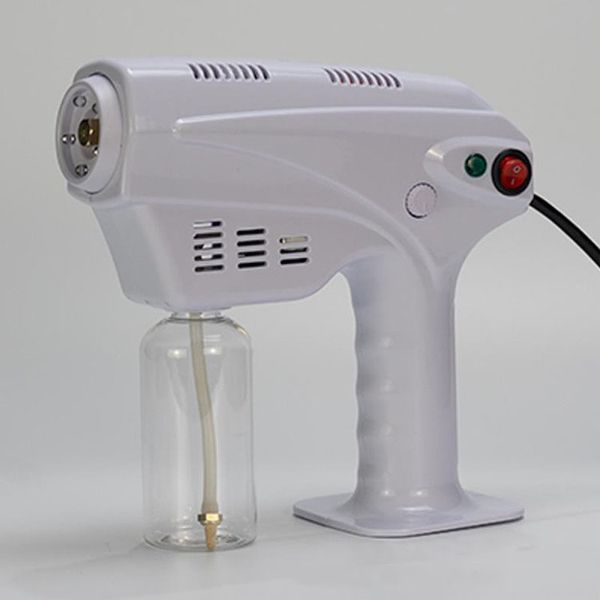 Handheld Electric Nano Spray Pistola Azul Ray Anion Atomiziontion Desinfecção Pulverizador Big Power Ferramentas de Limpeza ZZC3101